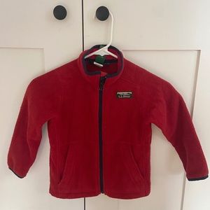 Kids LLBean fleece jacket